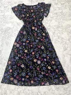 美品 大きいサイズ リリールル リボンビジュー ワンピース 美品 大きいサイズ リリールル リボンビジュー ワンピース