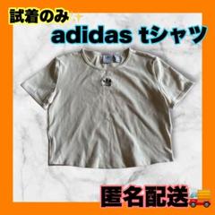 試着のみ♡極美品♡adidas クロップドTシャツ　匿名配送