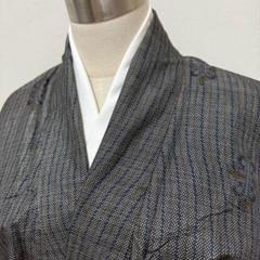 KN3857 大島紬 身丈157cm 着物 正絹