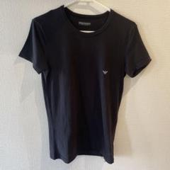 【美品】EMPORIO ARMANI ブラック 半袖Tシャツ M 美品】EMPORIO ARMANI 半袖 Tシャツ 黒 日本製 - メルカリ
