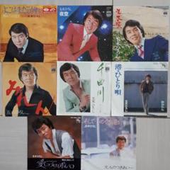 五木ひろしシングルレコード3枚セット EP シングル レコード 五木ひろし / 人生かくれんぼ・ ひとすじ