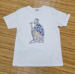 TES 　エンドレスサマー　イラストプリント Tシャツ M