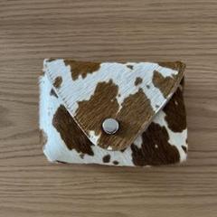 美品】チーバッグ chiiiibag ミニバッグ ポーチ ヘアハイド Cow