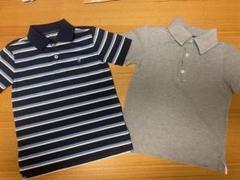 【美品】ポロシャツ2枚セット♡ストライプ・無地