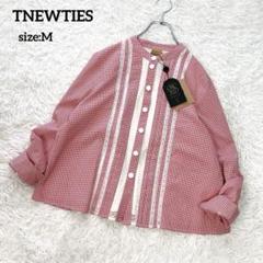 タグ付き未使用✨TNEWTIES ギンガムチェックシャツ 煙突から煙が出ている
