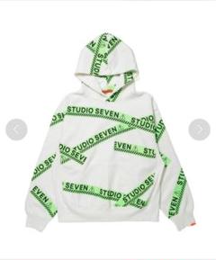スタジオセブン3周年白パーカーL美品！