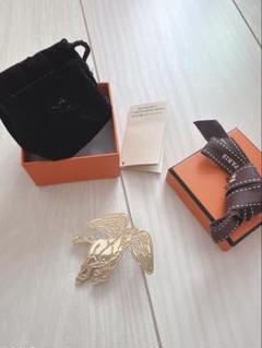 HERMES スカーフリング Pegase scarf ring 直営店ラッピング