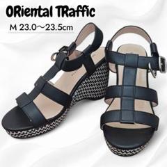 【Ｍ/23.0〜23.5cm】ORiental TRaffic サンダル 黒