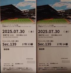 2025年7月30日 ファイターズvsホークスのサムネイル