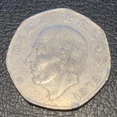 1981年 メキシコ 10ペソ 硬貨 Mexico Coin 10 Pesos 1981, Copper-nickel, 10gr. 30.5mm KM