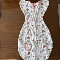 【美品】スワドル　Lサイズ 魚柄 ベビーおくるみ