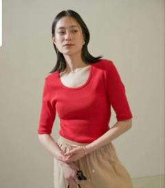 SALON adam et rope KINANファームリーリブTシャツ
