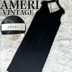 美品✨AMERI CROSS STRAP CUT DRESS S