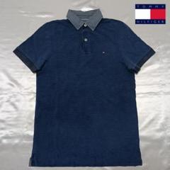 【TOMMY HILFIGER】トミーヒルフィガーの刺繍ロゴ入り半袖シャツ