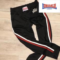 LONSDALE ジャージ サイド2ライン入り(ホワイトxレッド)