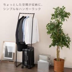 室内用 コンパクトパイプハンガーラックシンプルデザイン 軽量