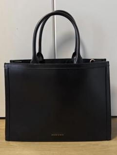 【美品】CHARLES & KEITH ビジネスバッグ ブラック 美品】CHARLES & KEITH ビジネスバッグ ブラック バッグ