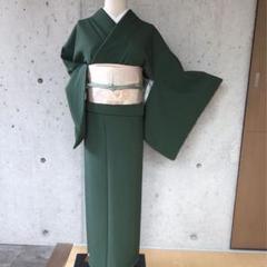 ほ えっと 着物 袷 色留袖 金彩加工 花柄 緑 比翼付き 三つ紋 2025年最新】色留袖 着物の人気アイテム - メルカリ