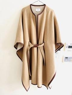 BEIGE ベイジ 可愛いウールポンチョコート BEIGE ベイジ 可愛いウールポンチョコート