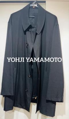希少 極美品 ヨウジヤマモト 後ろ襟デザイントレンチコート ブラック 個性的 STAFF STYLING｜THE SHOP YOHJI YAMAMOTO
