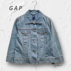 Y4562【GAP】デニムジャケット ジージャン ライトアウター XS ブルー