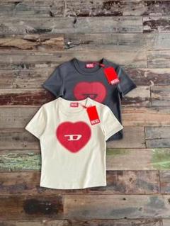 【正規品&現行品】DIESEL ディーゼル T-Ele ハートロゴ Tシャツ レディース Tシャツ T-ELE（Tシャツ/カットソー）｜DIESEL