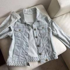 【時間指定不可】 極美品】Chloé クロエ ライトブルーデニムジャケット サイズ14 ジャケット・アウター