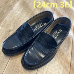 HARUTA メンズローファー 黒　24cm