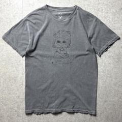 WKND 半袖Tシャツ　メキシコ製　アート　ドール　人形　フェード　グレー　S