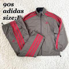 adidasアディダスナイロンジャージセットアップ90s黒ライン希少です！ adidas - 【激レア】【90s】アディダス トレフォイルロゴ テープ