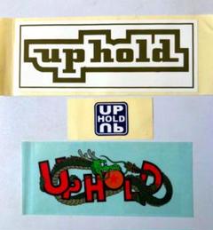 ■激レア&アツ年代物■UP HOLD_(アップホールド)ステッカー3セット_新品のサムネイル
