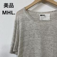 MARGALET HOWELL　半袖ニット　MHL HHIGHGAUGE COTTON LINEN KNITWEAR | MARGARET HOWELL