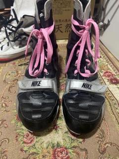 店内商品がすべてレジにて半額！！ NIKE メルカリ - ブラック/ピンク ボクシングシューズ ボクシング