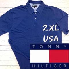 値下げ！US【TOMMY HILFIGER】トミーヒルフィガー ポロ(2XL)