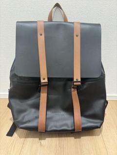 GASTON LUGA 黒×ブラウン リュック バックパック