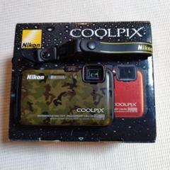 Nikon COOLPIX AW100 防水カメラ 迷彩 オマケ付き - メルカリ