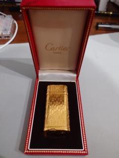 ⭐︎美品⭐︎ カルティエ　cartier ライター　箱付き CARTIER カルティエ ガス ライター 金属製 メンズ ブランド京の