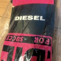 【未使用】DIESEL ソックス3足 M ピンク黒