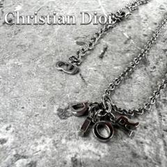 【美品】ディオール ケニーシャーフ コラボネックレス4 シルバー925 DIOR | プレートペンダント ネックレス シルバー