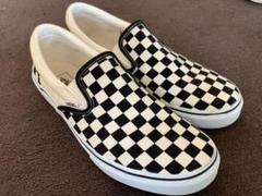 VANS スリッポン スニーカー チェッカーフラッグ