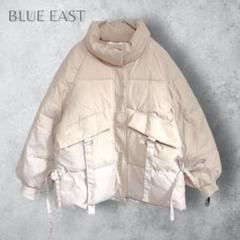 新品未使用 ブルーイースト ショートダウンジャケット BLUEEAST ダウンコート ダウンジャケット リボンショートダウン