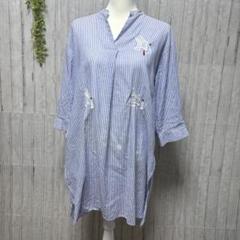 PICONE ストライプ 半袖チュニック 42 PICONE ストライプ 半袖チュニック 42 HEART MARKET ストライプ