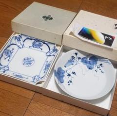 九谷焼 香祥窯 鶴 祥瑞 青海波文 銘々皿 輪花皿 5客揃 超人気新品 卸売 九谷焼 祥瑞 青海波文 銘々皿 輪花皿 5客