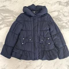 【新品未使用】BeBe べべ　140 紺色　中綿コート BeBe - べべ コート 140の通販 by しろくま's shop｜ベベならラクマ