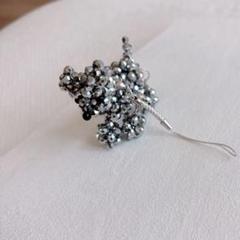スワロフスキー　ブローチ　ヨークシャーテリア　犬　ヴィンテージ　正規品　極美品 SWAROVSKI スワロフスキー パピー ヨークシャーテリア 子犬