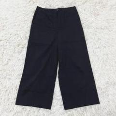 【完売品】セオリー　ワイドクロップドパンツ　2023年モデル　ブラック ✨未使用級✨23AW セオリー Wide Crop Pant EHクロップド 黒