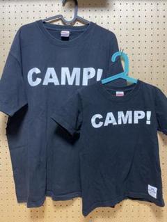 キャンプTシャツ親子