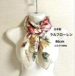 【Eve】Ralph Lauren 花柄シルク100 スカーフ LAUREN RALPH スカーフ バンダナ フローラル シルク ツイル