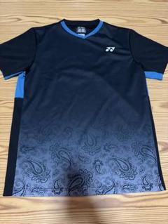 YONEX ペイズリー柄 Tシャツ　ボタン付き　L