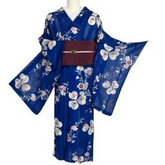 墨流し経絽(たてろ)着物